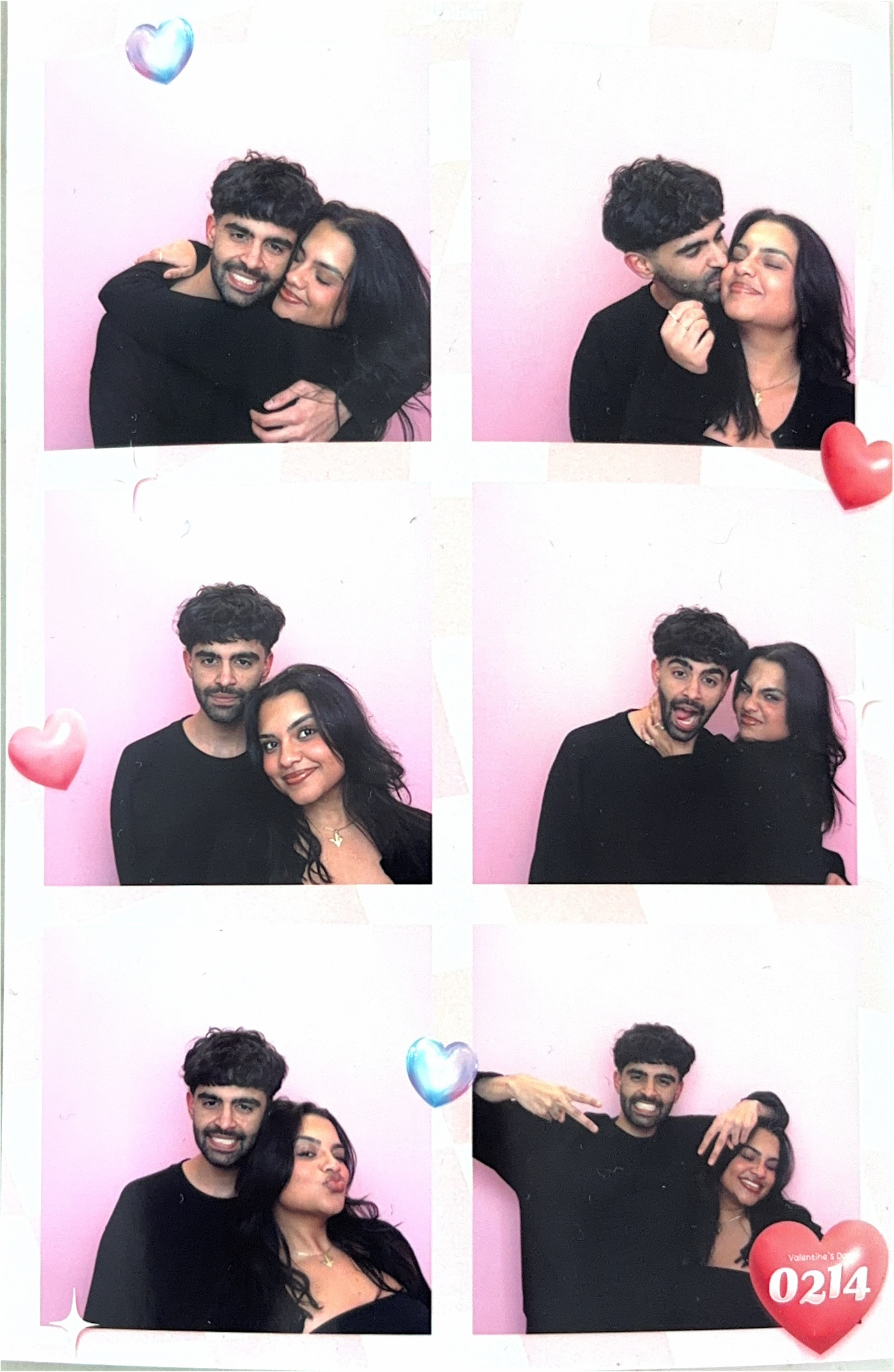 A photo booth picture of us